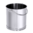Edelstahl-Eimer 15 Liter, mit Bodenreif, extra schwere Qualität