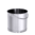 Edelstahl-Eimer 10 Liter mit Bodenreifen, zylindrisch, breiter Durchmesser, mit Deckel