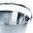 Edelstahl-Eimer 15 Liter ohne Bodenreifen, mit Deckel
