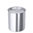 Zylindrischer Edelstahl-Behälter, 10 Liter, mit Deckel, schwere Ausführung