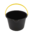 Baueimer, 6 Liter, schwarz, Kunststoffbügel, mit Ausguss