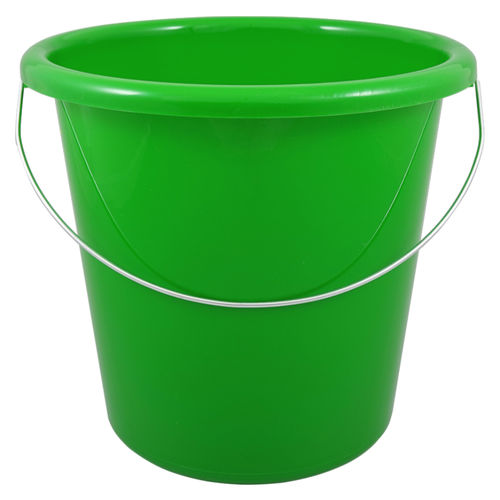Haushaltseimer "Premium" 10 Liter, rund, grün mit Metallbügel