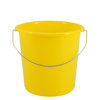 Haushaltseimer 5 Liter, rund, gelb mit Metallbügel
