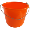 Eimer 10 Liter, extra stabil, orange aus HD-PE