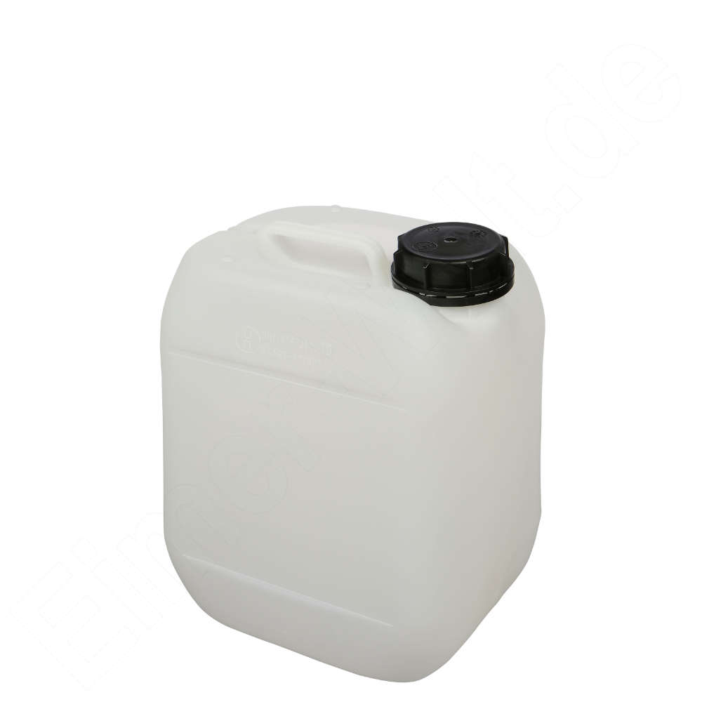 Kunststoff Kanister natur 5 Liter mit Schraubverschluss 35 mm weiß