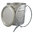 Weißblecheimer 5 Liter, blank, mit Deckel und Spannring, für trockene Lebensmittel geeignet